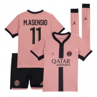 Camisa de time de futebol Paris Saint-Germain Marco Asensio #11 Replicas 3º Equipamento Infantil 2024-25 Manga Curta (+ Calças curtas)